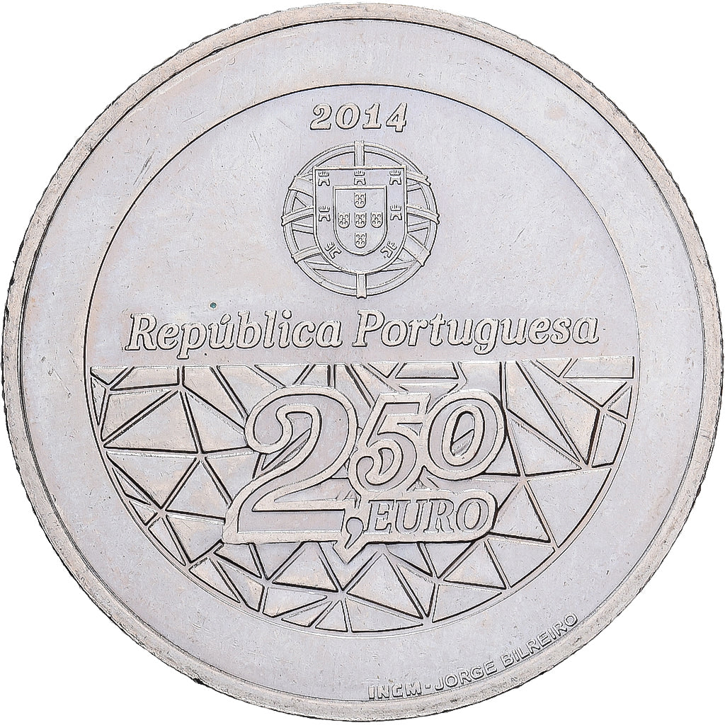 Portugal, 2,5 Euro, 35° Aniversario Serviço National de Saude, 2014, Lisbon