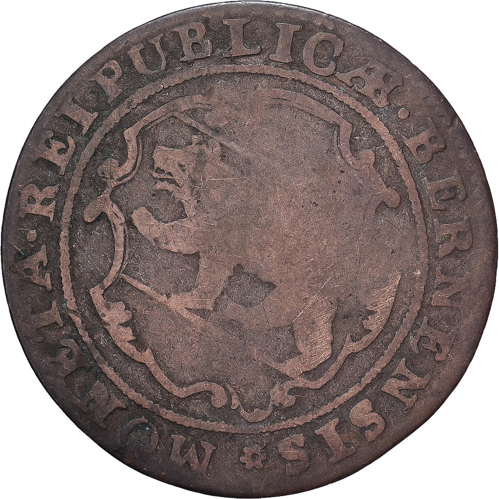 City of Bern, 1/2 Batzen, 1719, Bern, Biglione, B+