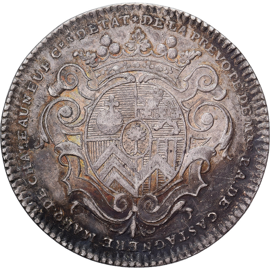 France, Token, Prévôt de Paris, Pierre-Antoine de Castagnère, 1723, Silver
