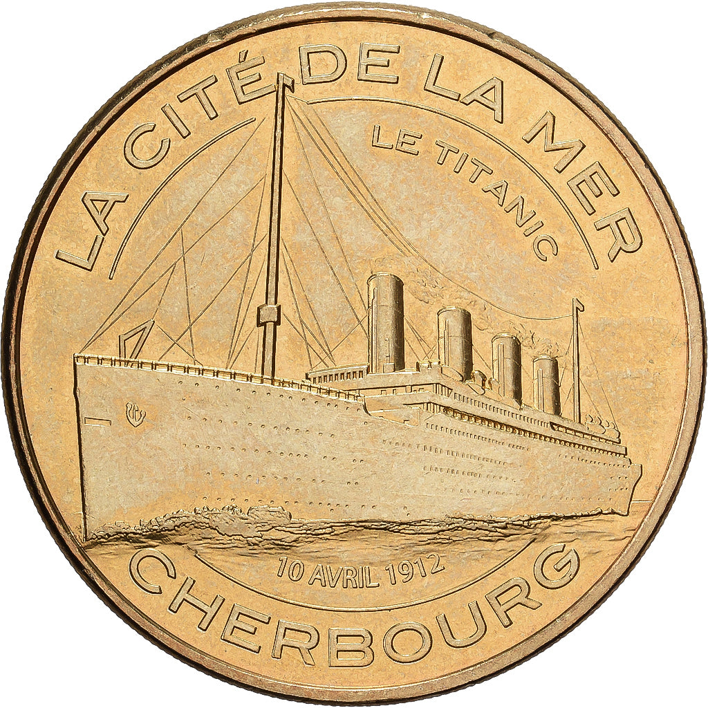 Frankrijk, Token, Cherbourg - Cité de la Mer - Le Titanic, 2013, Copper-nickel