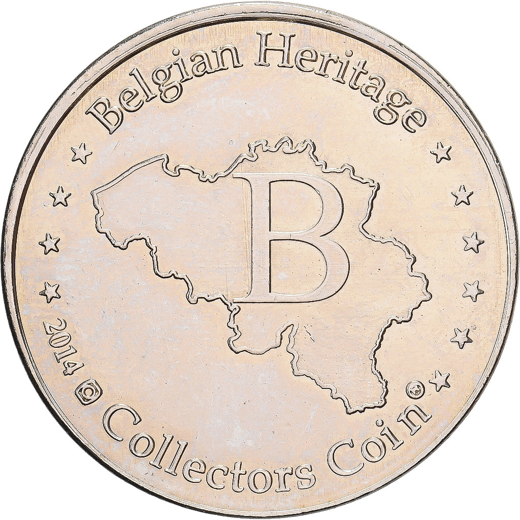 Belgium, Token, Belgian Heritage, Big Five, Copper-nickel, Belgian Heritage
