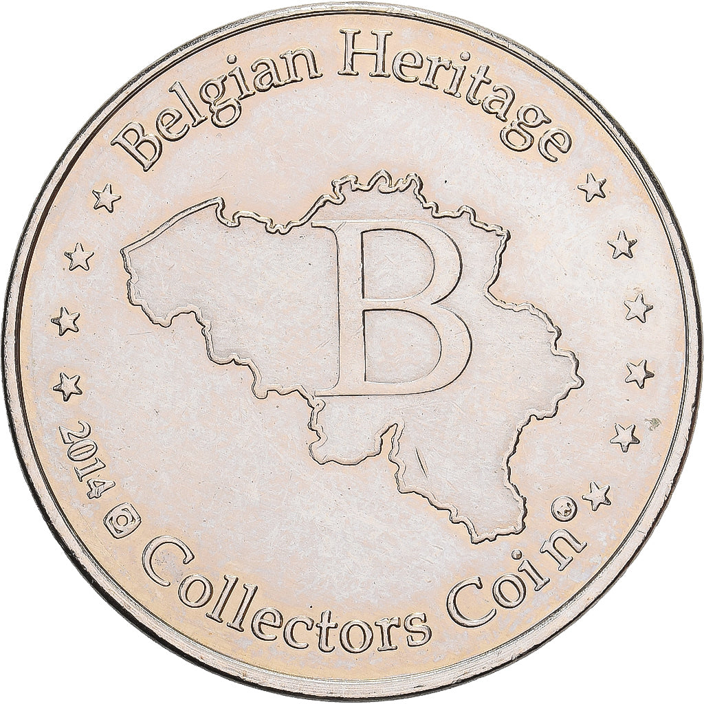 Belgium, Token, Belgian Heritage, Pairi Daiza, Copper-nickel, Belgian Heritage