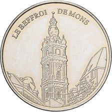 Belgium, Token, Beffroi de Mons, Copper-nickel, Belgian Heritage, EF(40-45)