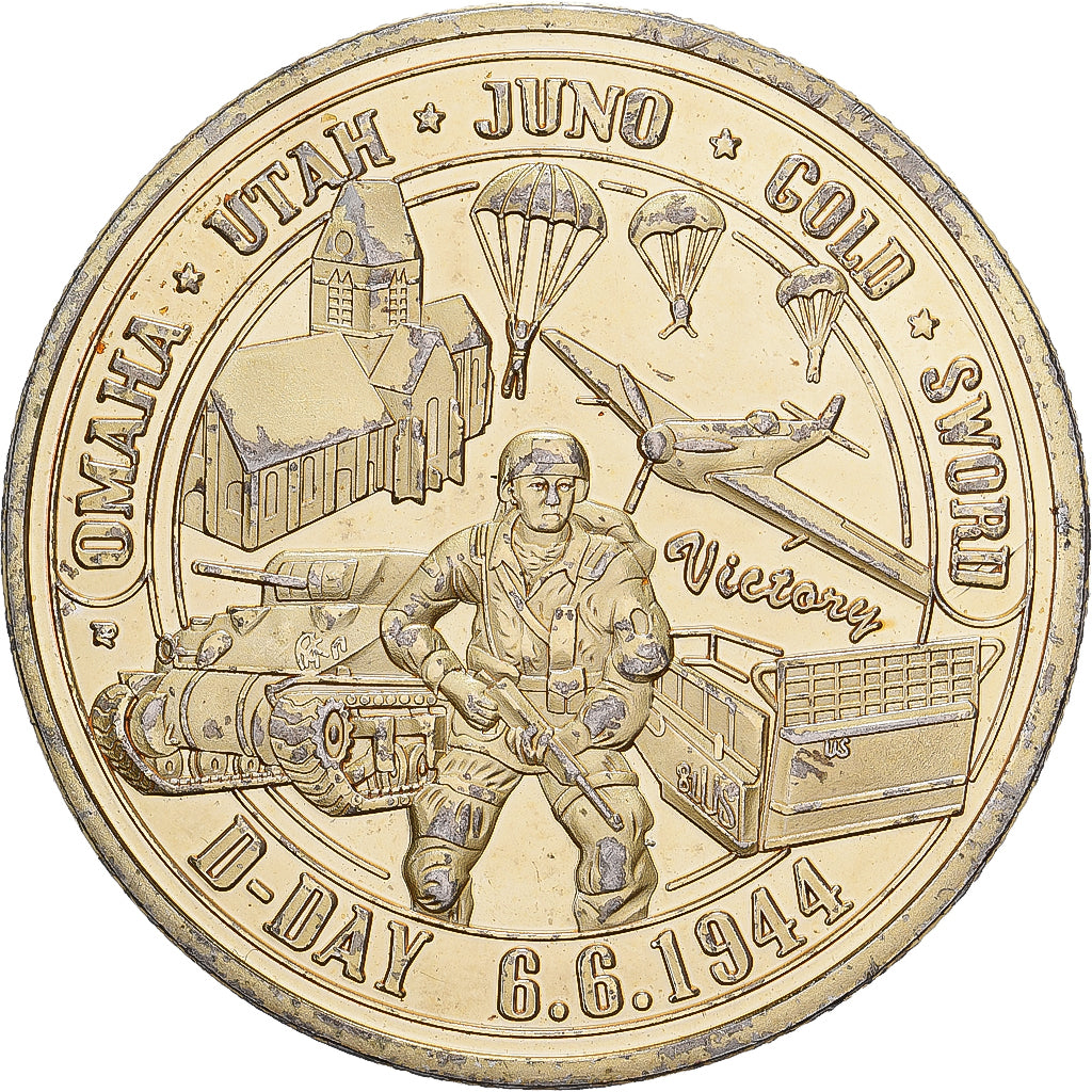 Frankrijk, Token, Normandie - Sword, Juno, Gold, Omaha et Utah Beach