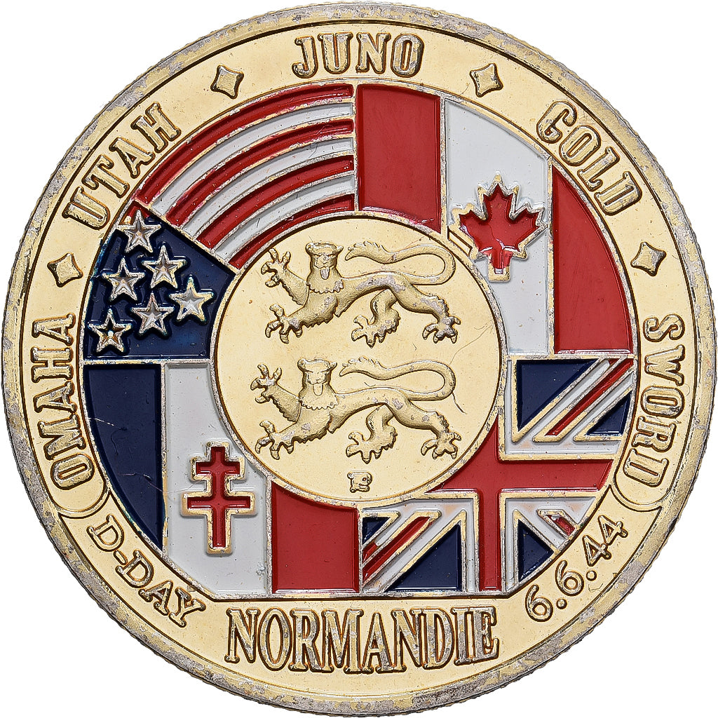 Frankrijk, Token, Normandie - Sword, Juno, Gold, Omaha et Utah Beach