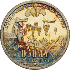 France, Token, Normandie - Sword, Juno, Gold, Omaha et Utah Beach, Copper-nickel