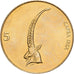 Slovenia, 5 Tolarjev, 2000, Nickel-brass, MS(65-70), KM:6