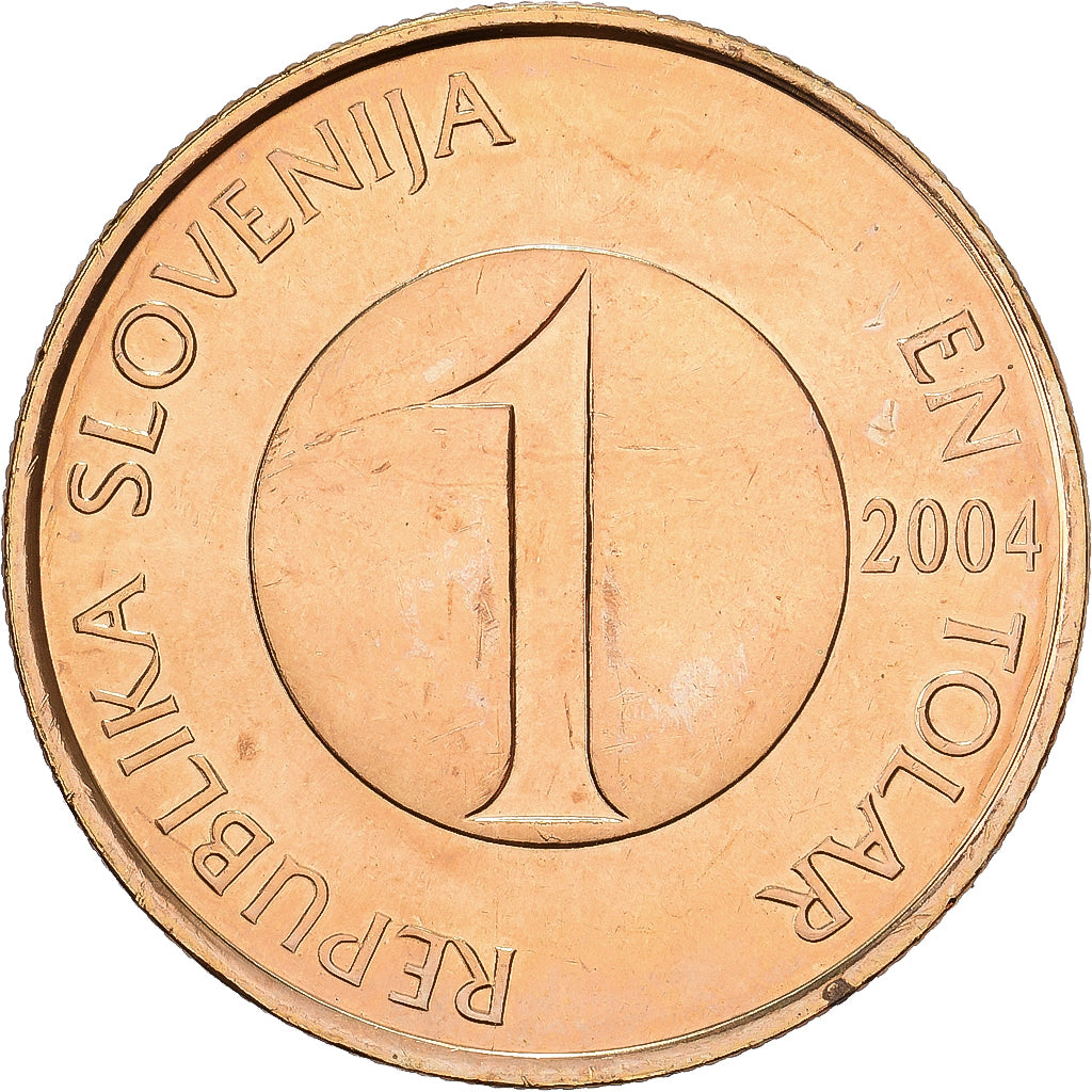 Slovenia, Tolar, 2004, Nickel-brass, MS(65-70), KM:4