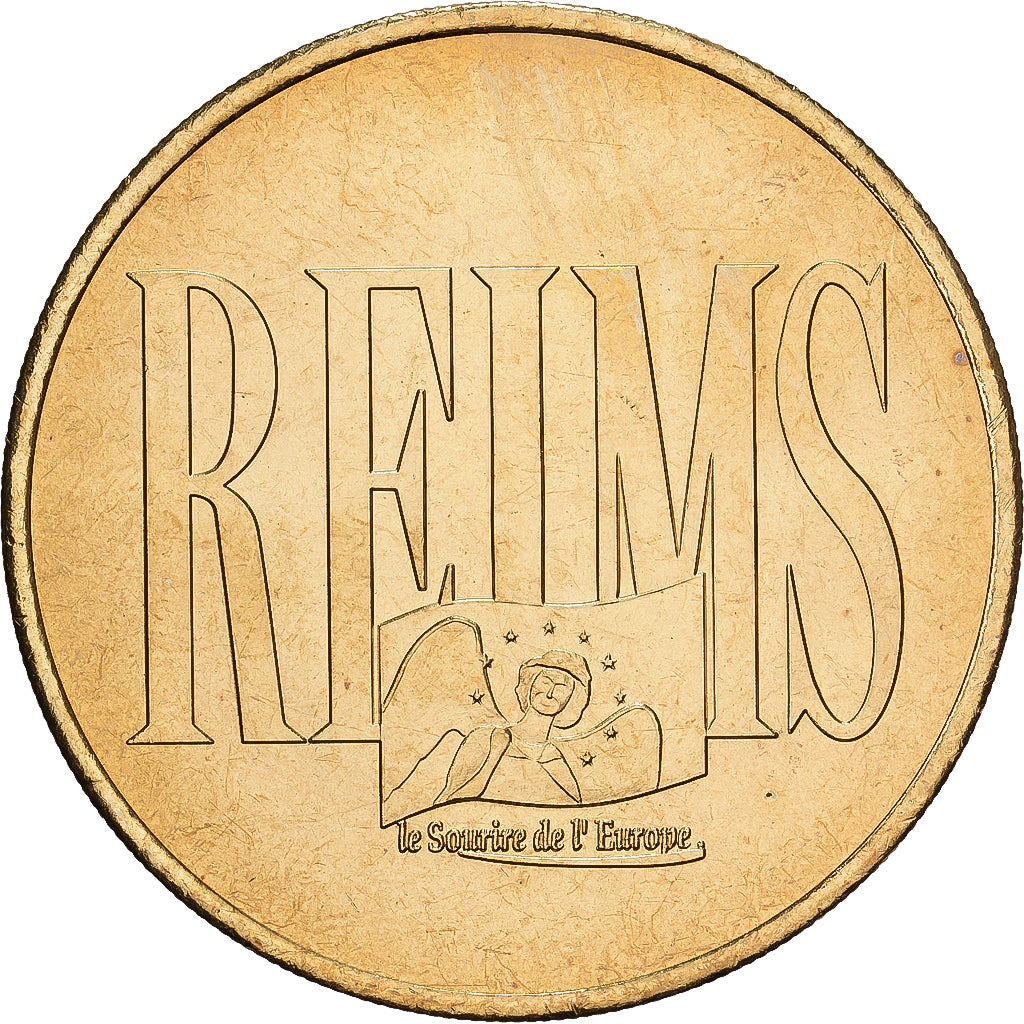 France, Jeton, 1 Euro de Reims, Sourire de l'Europe, 1998, Cupronickel