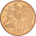 France, Medal, 10 Euro, Football, 1998, Copper Gilt, MS(65-70)