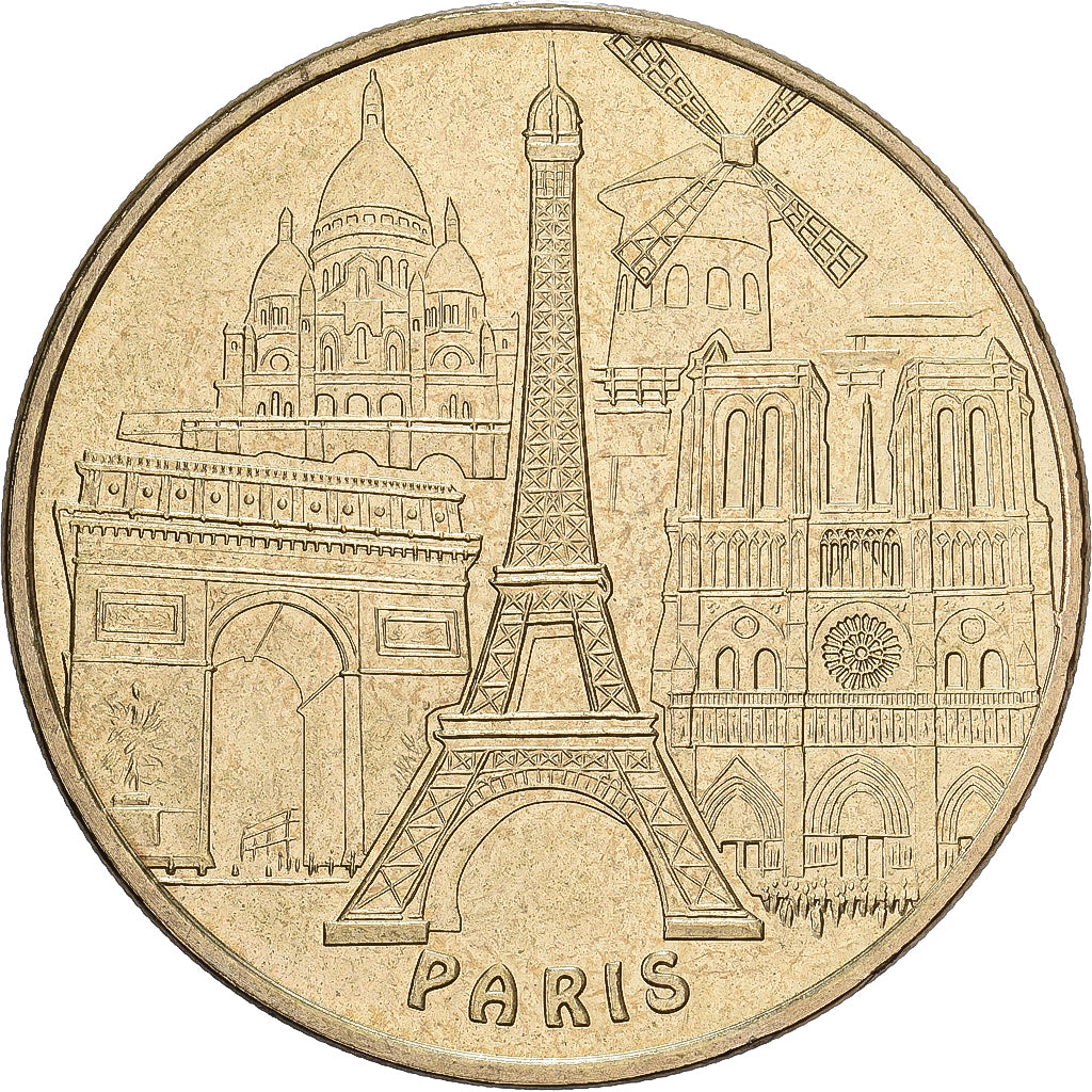 França, Token, Monuments de Paris, La Tour Eiffel, 2011, Cuproníquel