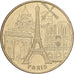 França, Token, Monuments de Paris, La Tour Eiffel, 2011, Cuproníquel