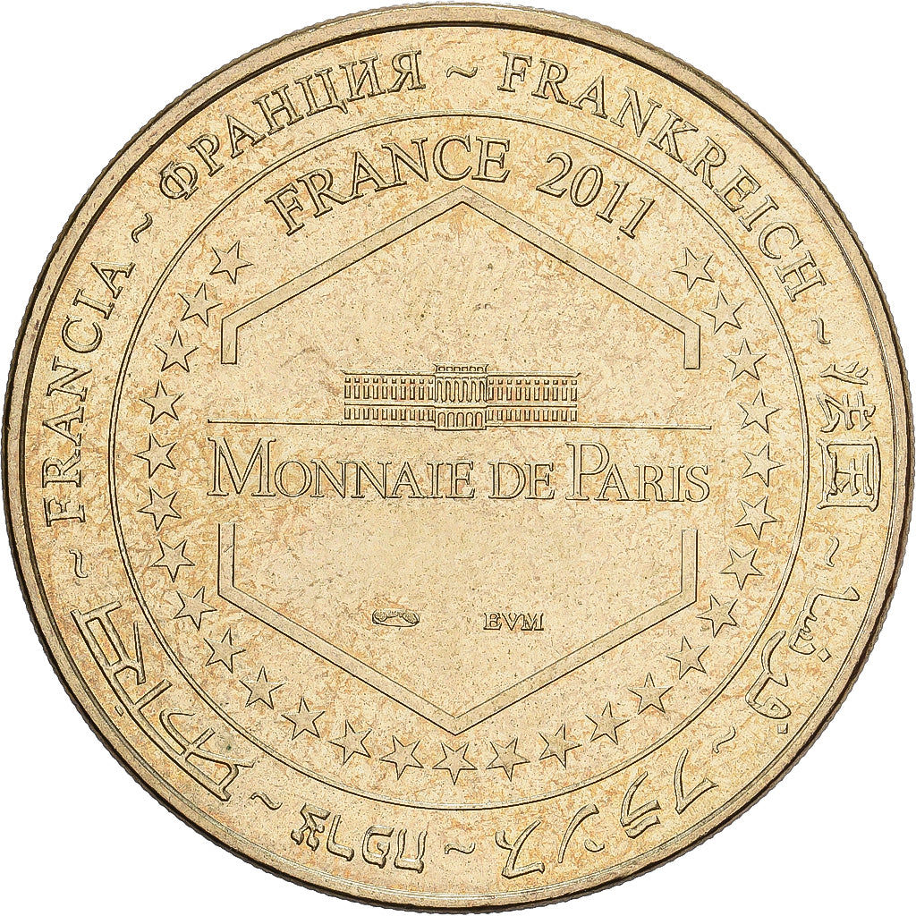 França, Token, Monuments de Paris, La Tour Eiffel, 2011, Cuproníquel