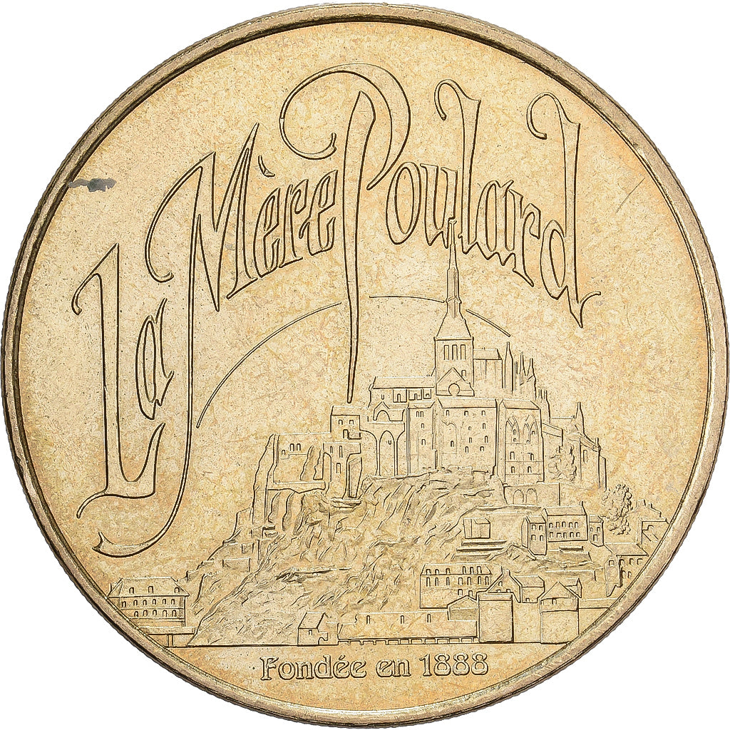 Frankrijk, Token, 50/ La Mère Poulard, 2012, Copper-nickel Aluminium, MDP, PR