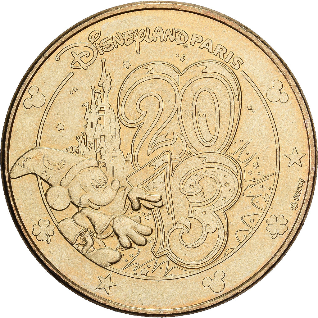 Francia, ficha, Disneyland Paris, 2013, Rame-nichel-alluminio, MDP, SPL-