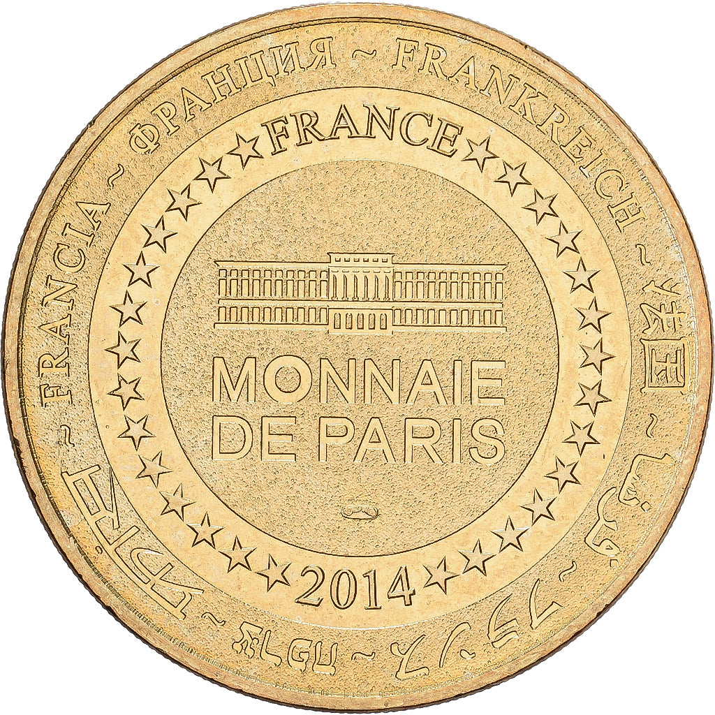 Frankrijk, Token, 14/ Cathédrale Notre-Dame - Bayeux, 2014, Copper-nickel