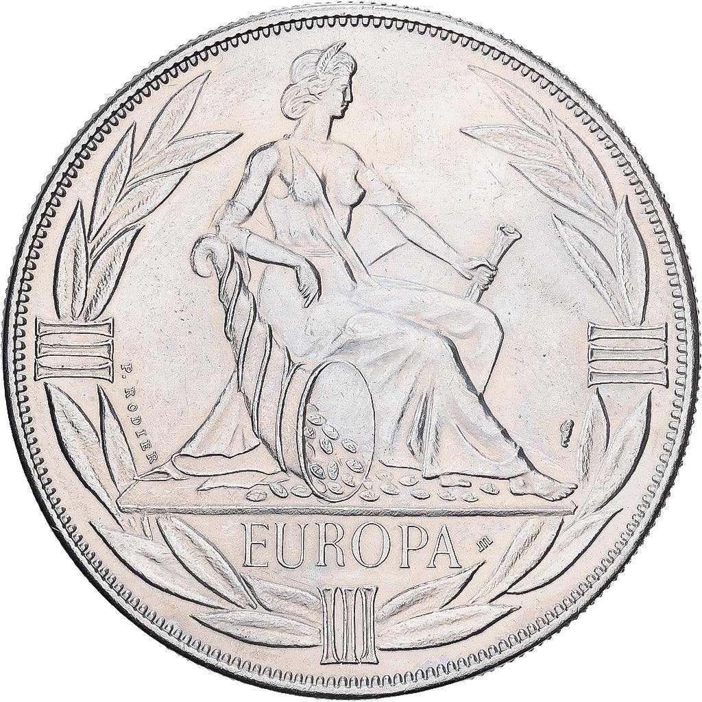 Frankrijk, Medaille, Ecu Europa, Europe Assise, 1980, MDP, Cupro-nikkel, Rodier
