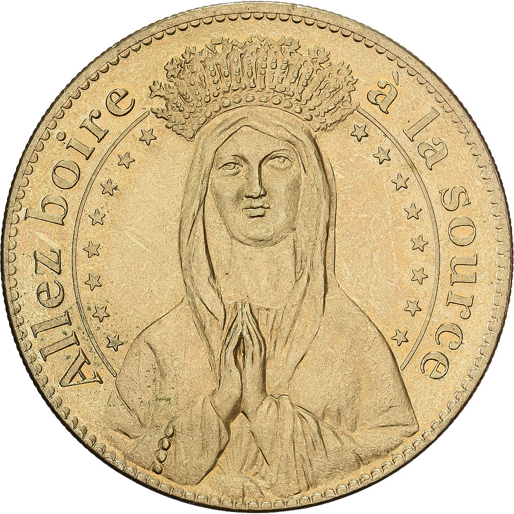 França, Token, Lourdes - Allez boire à la source, 2013, Cuproníquel