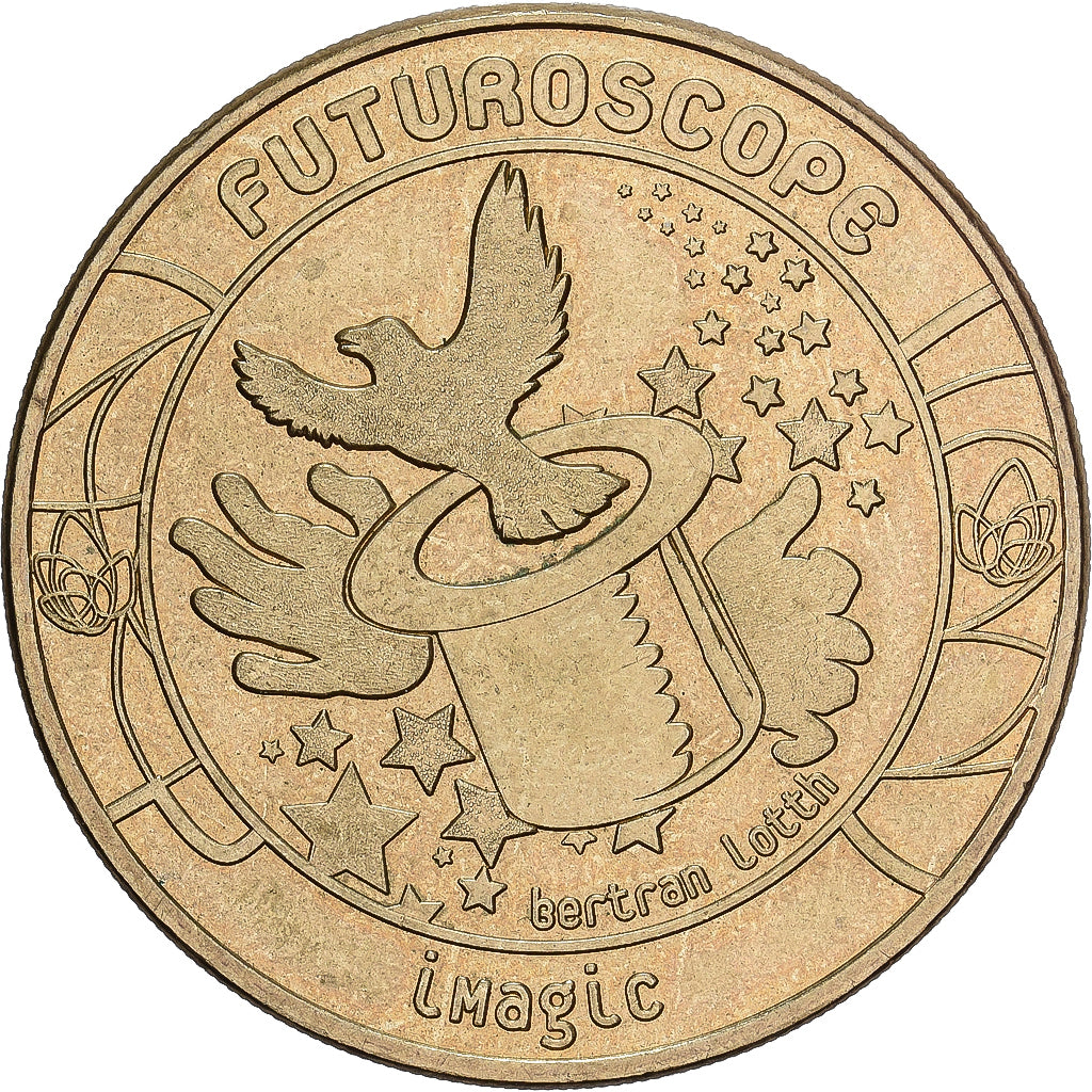 Francia, ficha, 86/ Futuroscope - Imagic, 2013, Rame-nichel-alluminio, Monnaie