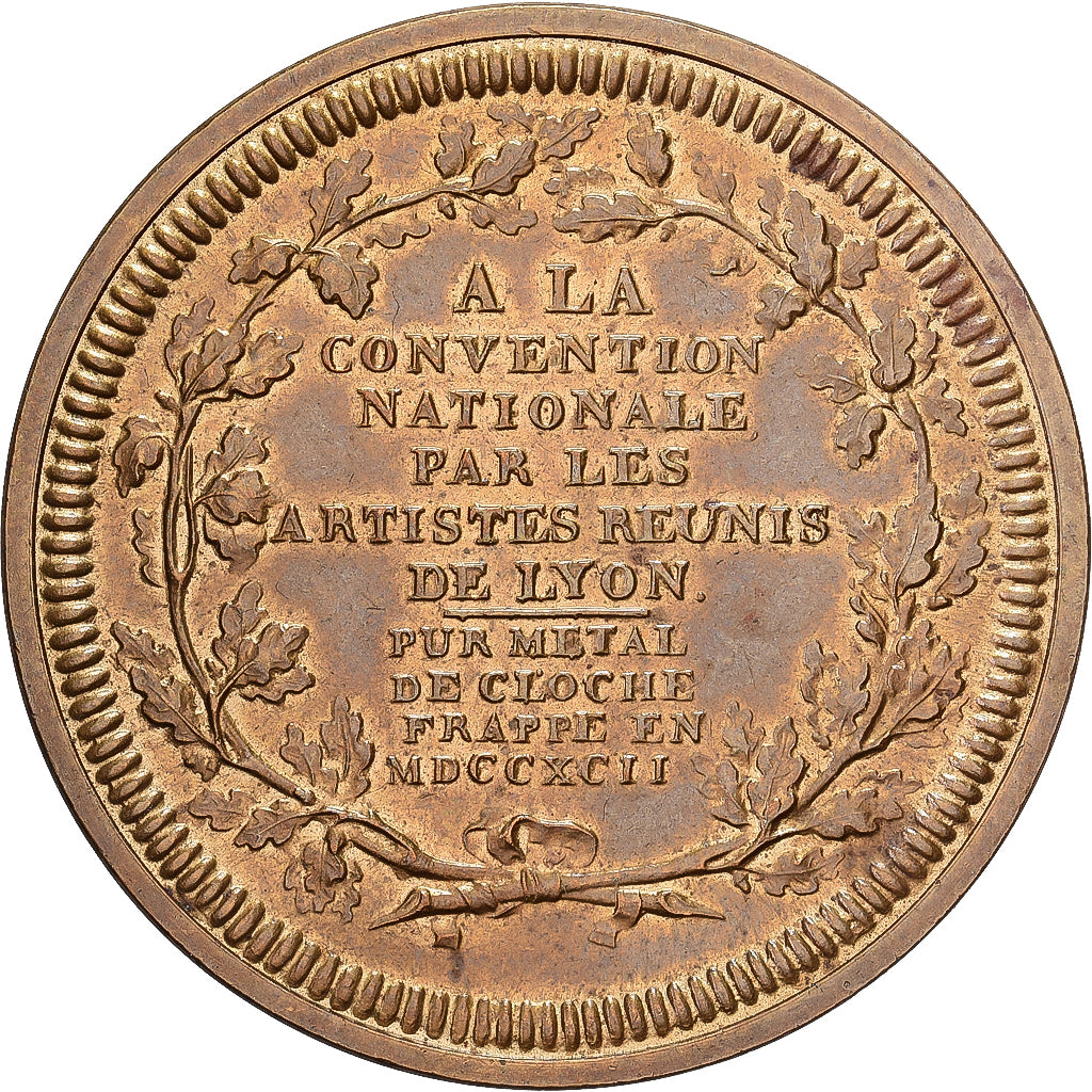 France, Medal, Essai de Galle à la liberté, Bronze, Restrike, AU(55-58)
