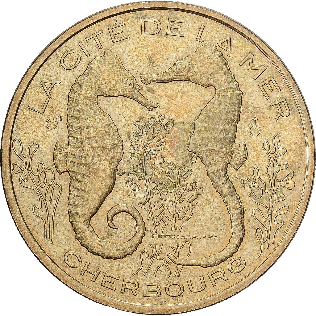 França, Token, Cherbourg - Cité de la Mer n°8 - Hippocampes n°2, 2012