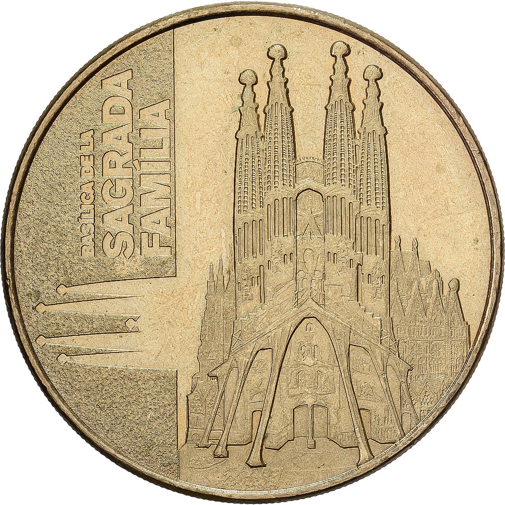 Francia, zeton, Sagrada Familia, 2013, Aluminio y cuproníquel, MDP, MBC
