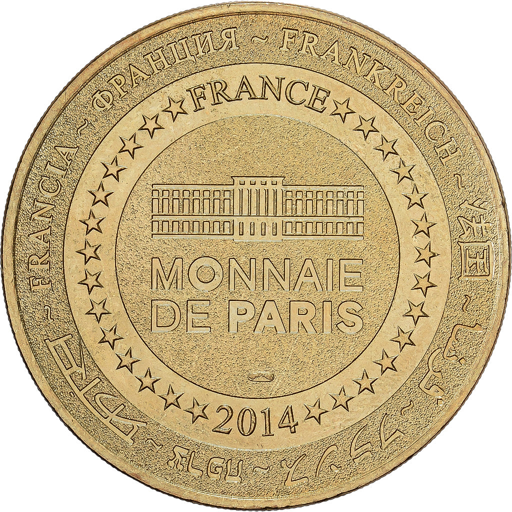 França, Token, Kintzheim -  Montagne des Singes, 2014, Cuproníquel Alumínio