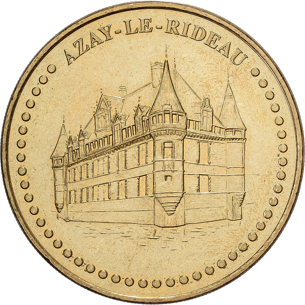 Francia, ficha, 37/ Château d'Azay-le-Rideau, 2015, Rame-nichel-alluminio, MDP