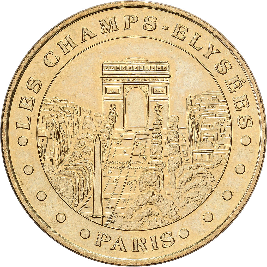 Frankrijk, Token, Paris - Les Champs Elysées, 2016, Copper-nickel Aluminium