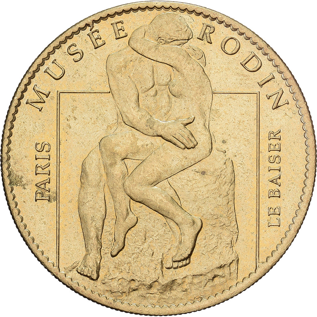 Frankrijk, Token, Paris - Musée Rodin - Le Baiser, 2012, Copper-nickel