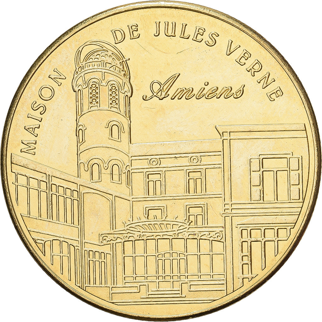 Frankrijk, Token, Amiens - Maison de Jules Verne, Copper-nickel Aluminium, PR