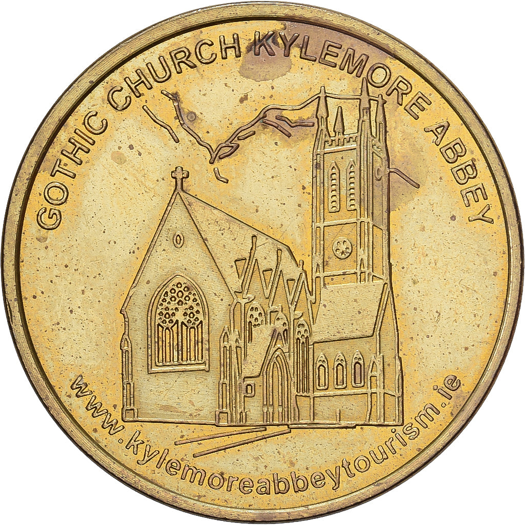REPÚBLICA DA IRLANDA, Token, Kylemore Abbey, Cuproníquel Alumínio, EF(40-45)