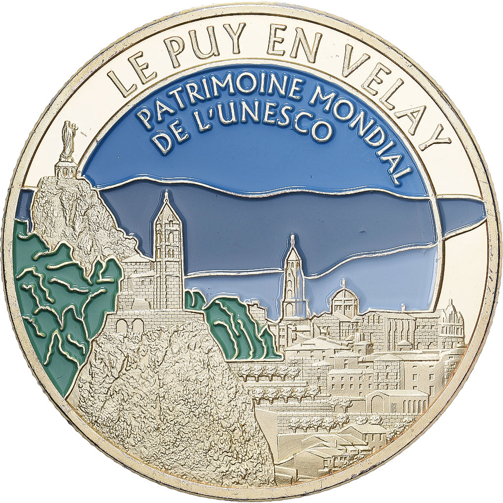 France, Token, Le Puy-en-Velay, Aiguilhe, Copper-nickel Aluminium, AU(55-58)