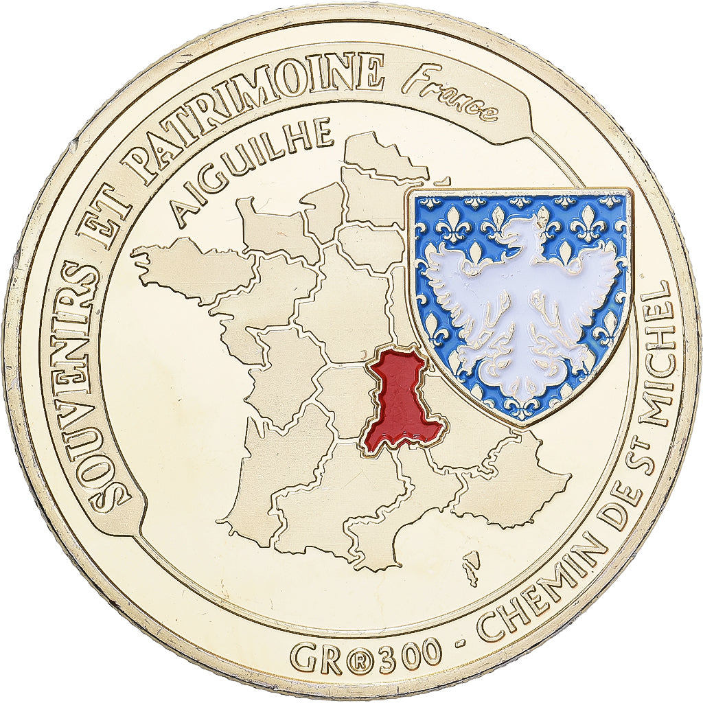 France, Token, Le Puy-en-Velay, Aiguilhe, Copper-nickel Aluminium, AU(55-58)