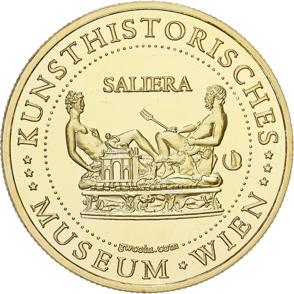 Oostenrijk, Token, Museum Wien, Copper-nickel Aluminium, PR