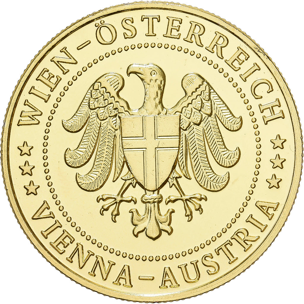 Oostenrijk, Token, Museum Wien, Copper-nickel Aluminium, PR
