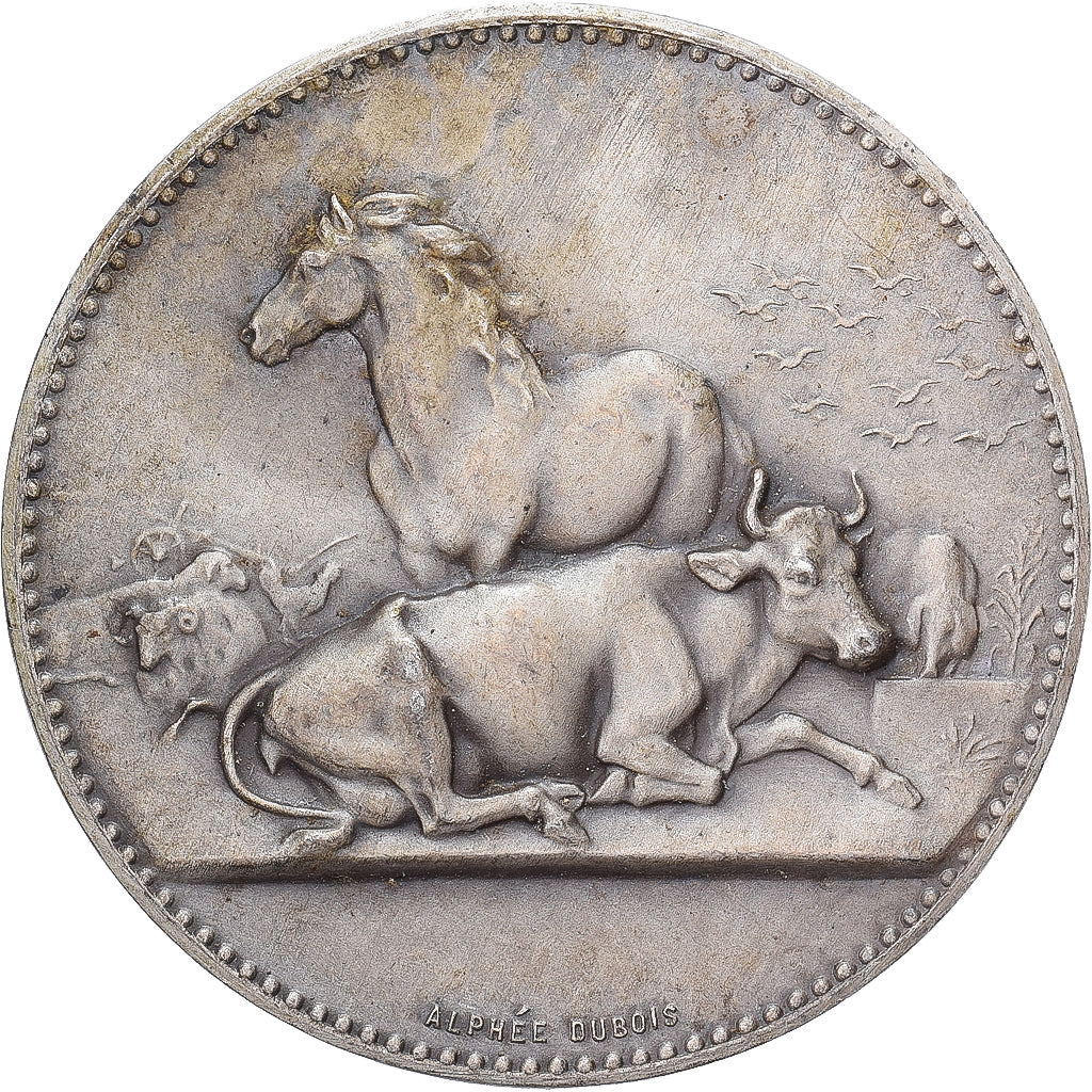 Frankreich, Medaille, Syndicat Agricole de Dunkerque, Silber, Alphée Dubois