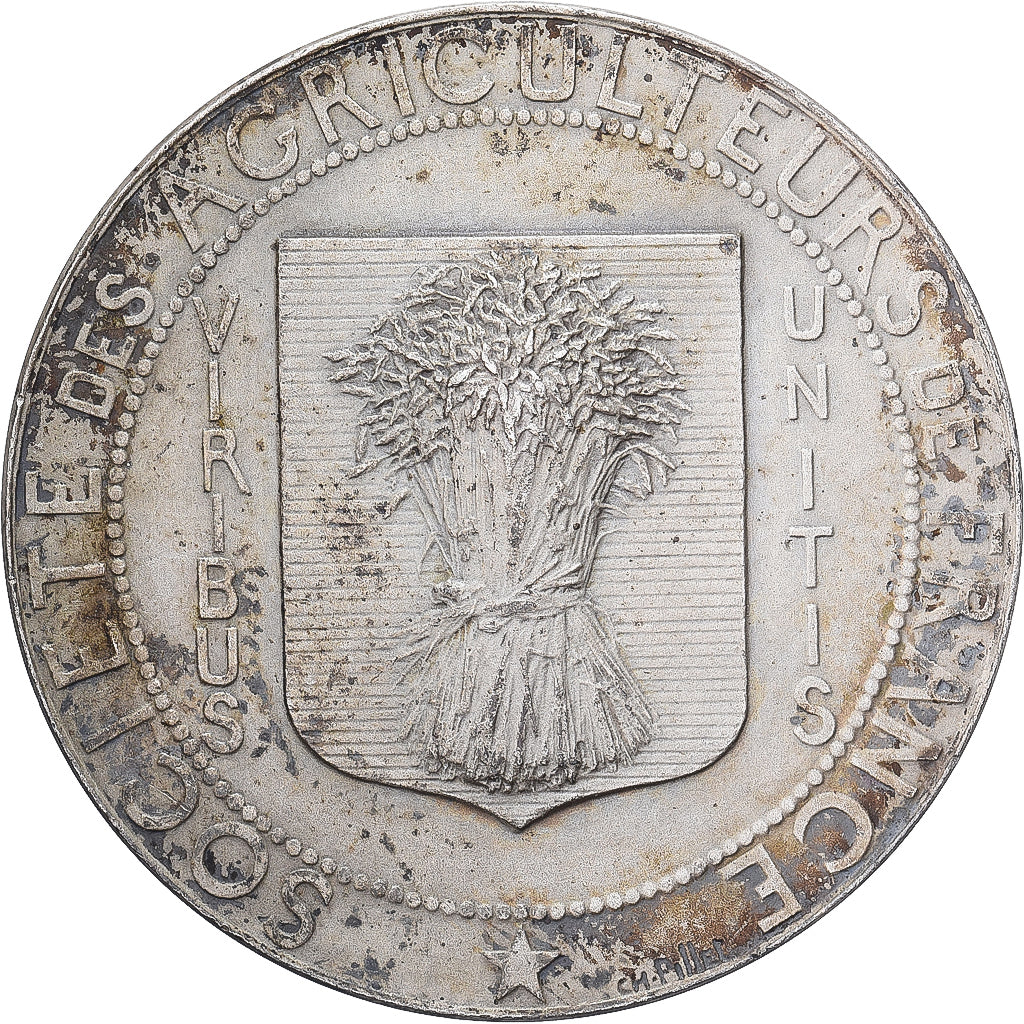 Frankreich, Medaille, Société des agriculteurs de France, Silber, SS