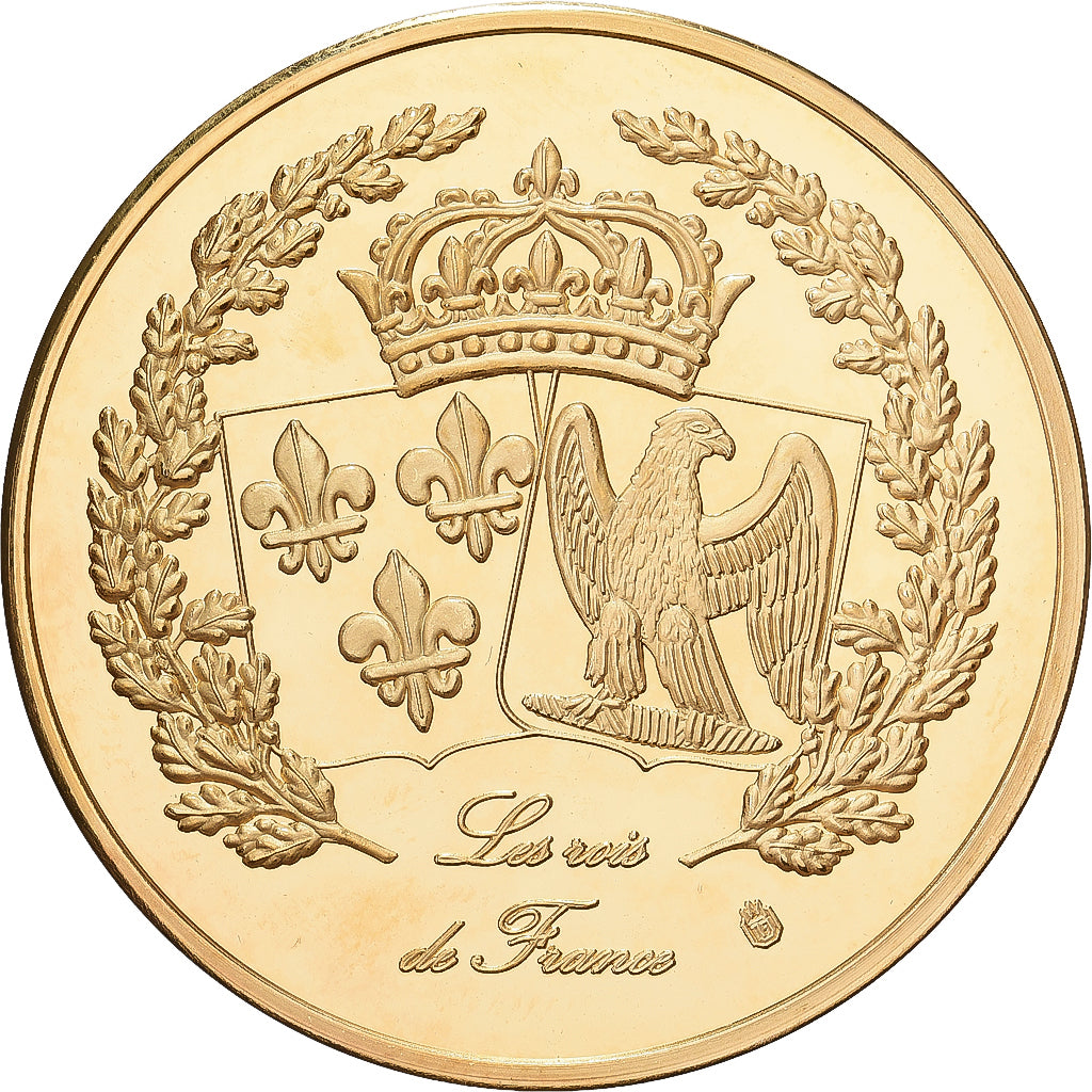France, Medal, Les Rois de France, Napoléon Ier, Copper Gilt, MS(63)