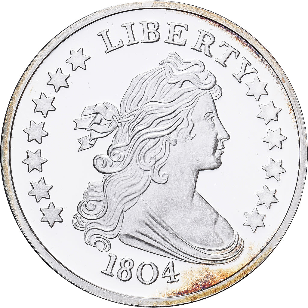 Stati Uniti d'America, medaglia, Reproduction Silver Dollar Liberty, FDC, Copper