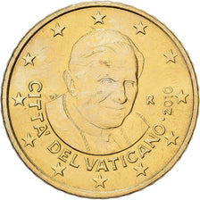 Vatican, Pope Benedict XVI, 50 Euro Cent, 2010, Rome, Nordic gold, MS(64)