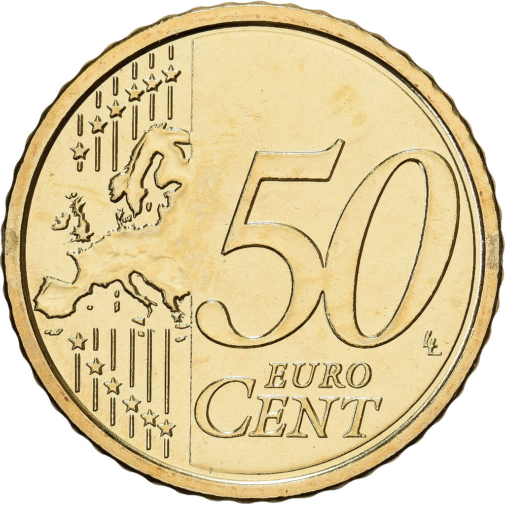 CITTÀ DEL VATICANO, Benedict XVI, 50 Euro Cent, 2011, Rome, Ottone, SPL+