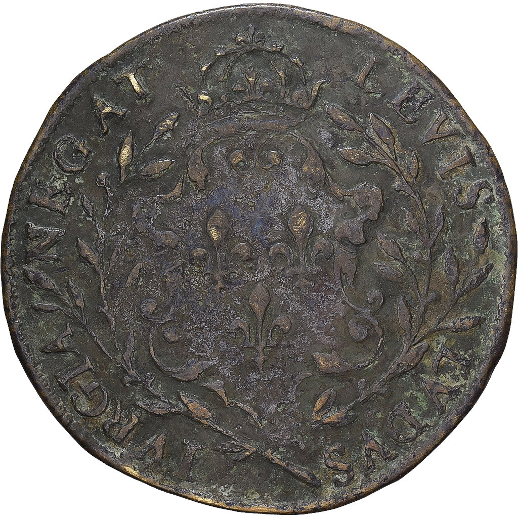 France, Jeton, Henri II, Laiton, B+