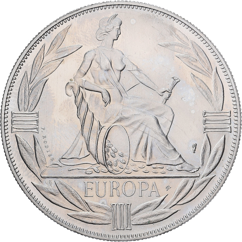 France, Medal, Ecu Europa, Europe Assise, 1981, MDP, Copper-nickel, Rodier