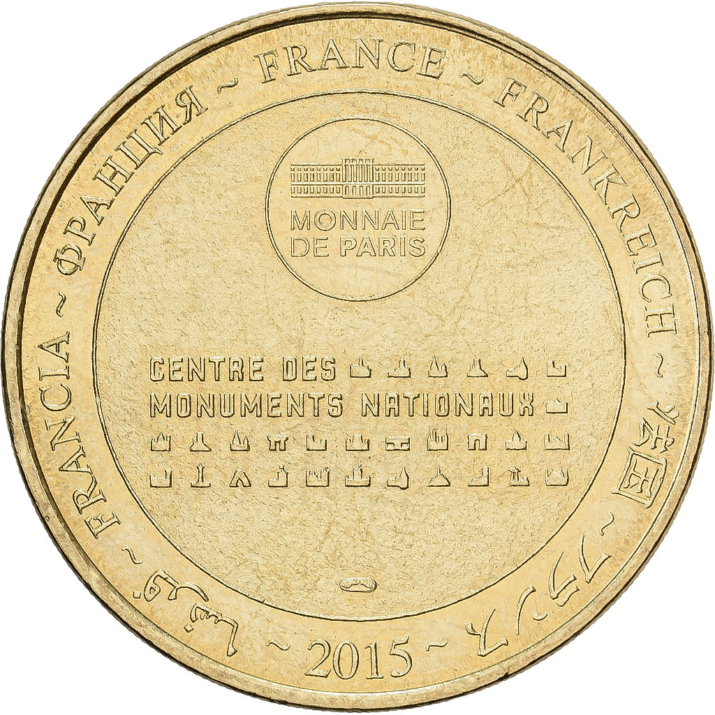 France, Jeton, Monuments de Paris, La Tour Eiffel, 2015, Cupro-nickel Aluminium