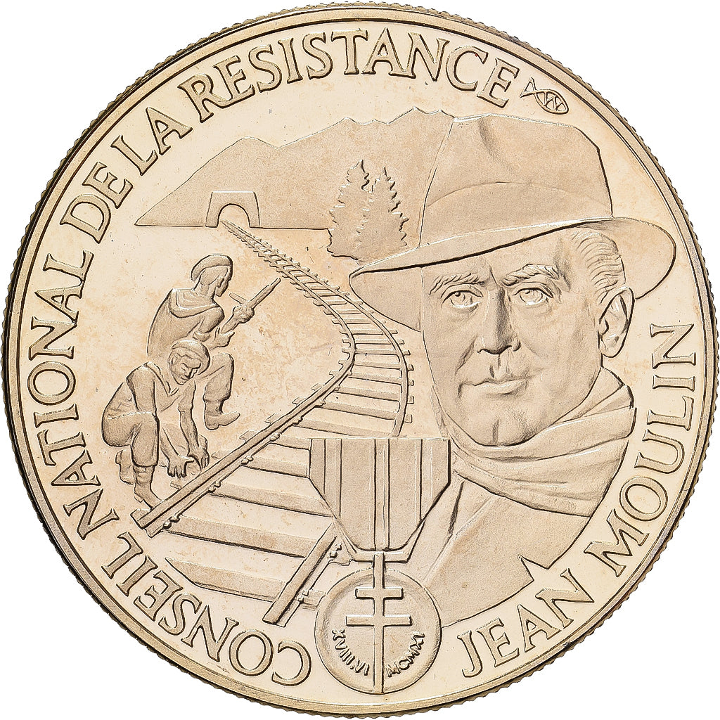 Frankrijk, Medaille, 1939-1945, Conseil National de la Résistance, Jean Moulin