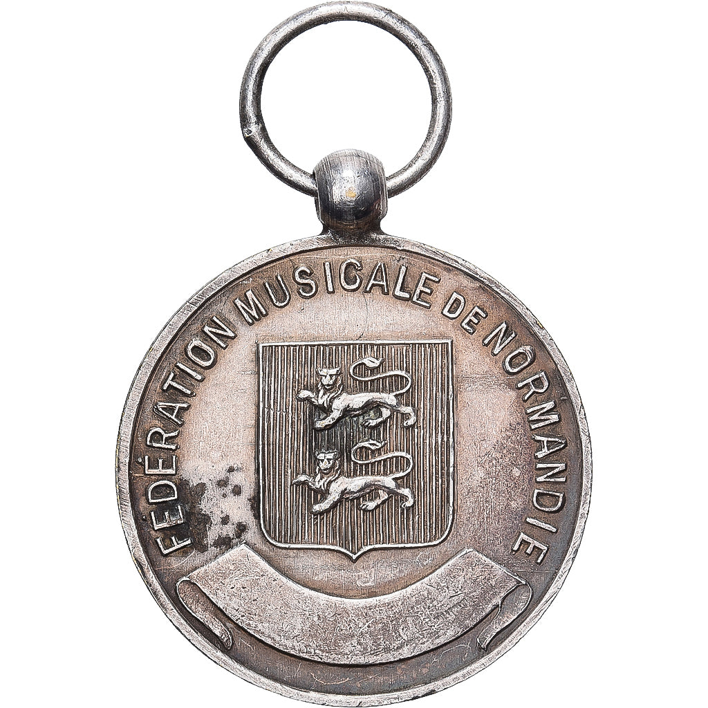 Frankrijk, Medaille, Fédération Musicale de Normandie, Silvered bronze