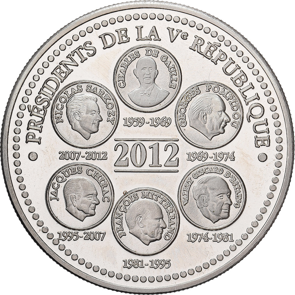 Frankrijk, Medaille, Présidents de la Vème République, Elysée