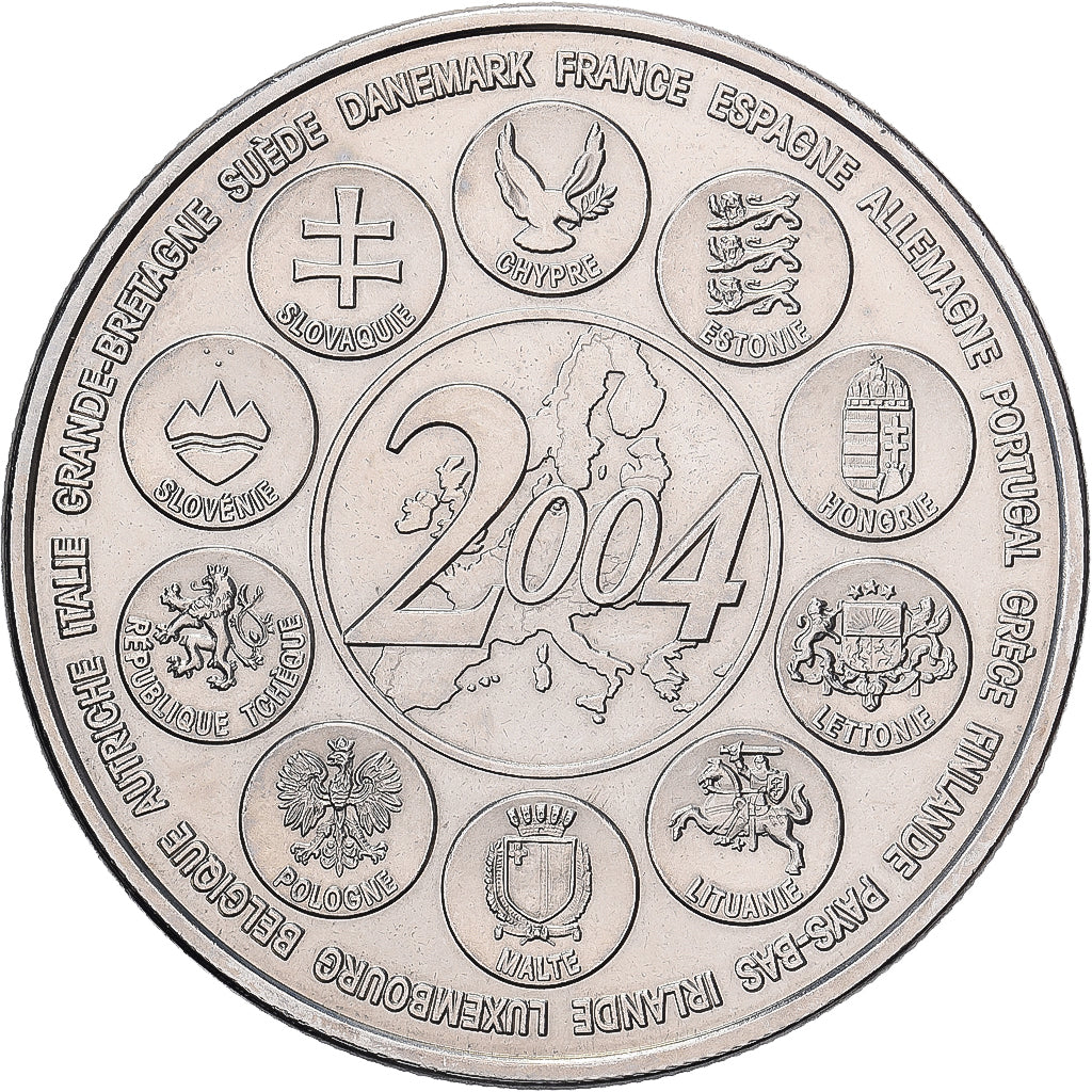 Frankrijk, Medaille, L'Europe des XXV, Essai, 2004, Copper-nickel, UNC-