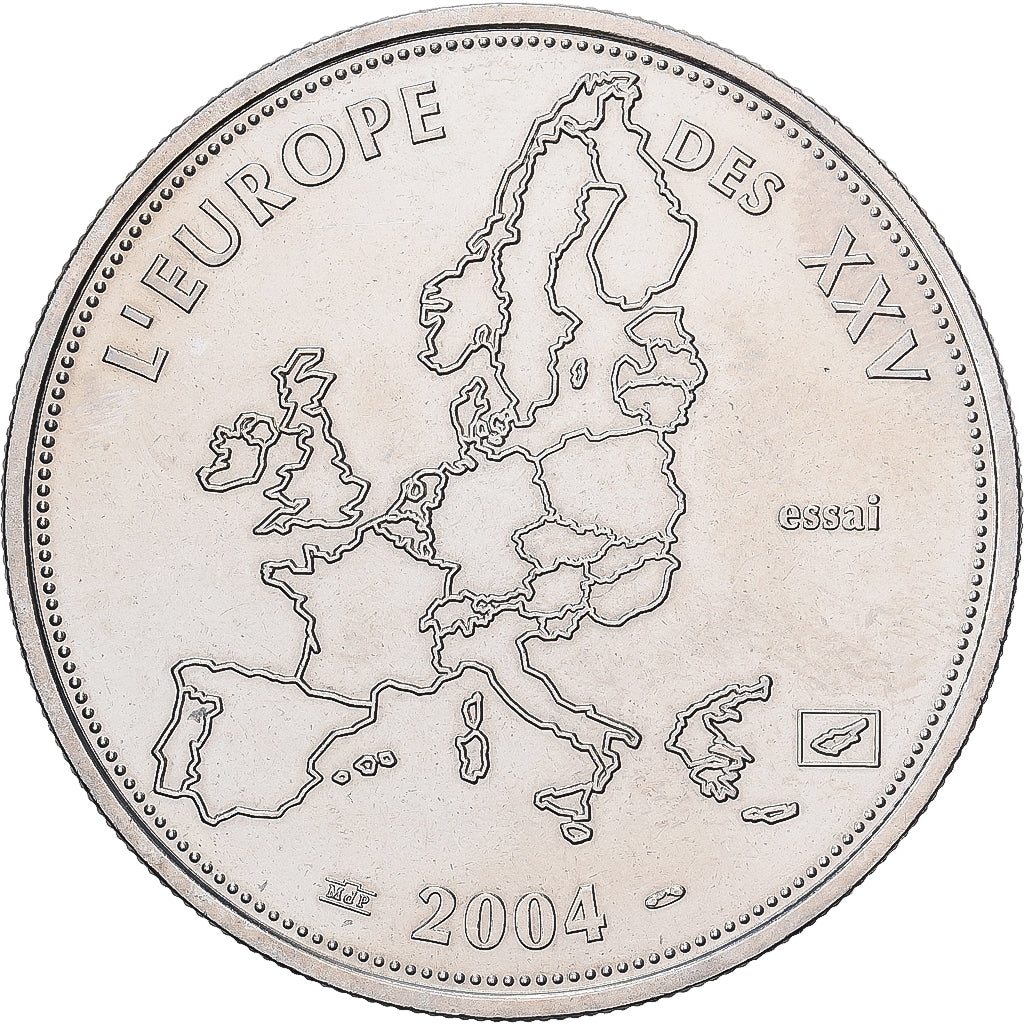 Frankrijk, Medaille, L'Europe des XXV, Essai, 2004, Copper-nickel, UNC-